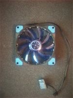 Лот: 15157159. Фото: 2. Кулер с подсветкой 120 мм синий. Комплектующие