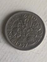 Лот: 15941708. Фото: 2. Великобритания 6 пенсов, 1957. Монеты