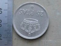 Лот: 15308934. Фото: 4. Монета 25 песет Испания 1975... Красноярск