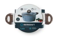 Лот: 23624315. Фото: 9. Кастрюля с крышкой BERKRAFT Luna