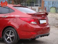 Лот: 5990300. Фото: 9. Спойлер, Hyundai Solaris, Хендай...
