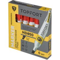 Лот: 25013331. Фото: 3. Маркер перманентный TOPFORT HD850... Компьютеры, оргтехника, канцтовары