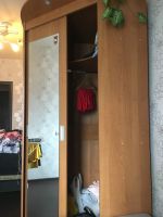 Лот: 14479997. Фото: 3. Шкаф с зеркалом, раздвижной, угловой. Мебель