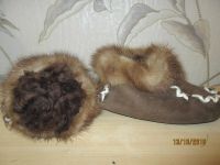 Лот: 8330935. Фото: 3. Пинетки с норкой из овчины по... Дети растут