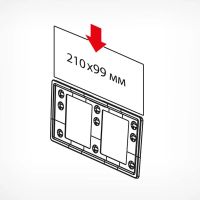 Лот: 21359292. Фото: 3. Пластиковая рамка серии ТЕХНО... Бизнес