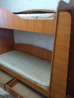 Лот: 20008114. Фото: 5. Кровать двухъярусная, с выдвижными...