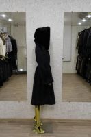 Лот: 8463278. Фото: 3. черная длинная норковая шуба в... Одежда, обувь, галантерея