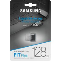 Лот: 21439173. Фото: 3. Флешка USB Samsung 128GB FIT Plus... Компьютеры, оргтехника, канцтовары