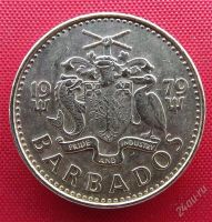 Лот: 2576627. Фото: 2. (№2117-3/LF) 5 центов 1979 (Барбадос... Монеты