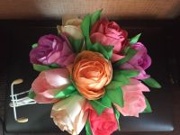 Лот: 6793801. Фото: 4. Композиция из атласных лент "Пионы...