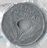 Лот: 11344488. Фото: 2. Франция 10 сантимов центов 1941... Монеты