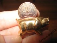 Лот: 6154698. Фото: 3. Статуэтка фигурка Свинка с монеткой... Домашний быт