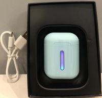 Лот: 16018208. Фото: 3. Bluetooth наушники TWS Q8L Голубые. Бытовая техника