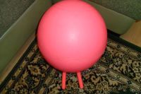 Лот: 18441225. Фото: 2. шар гимнастический с ручками. Спортивные товары