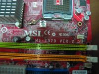 Лот: 10873884. Фото: 4. Материнская плата 775 MSI G31... Красноярск