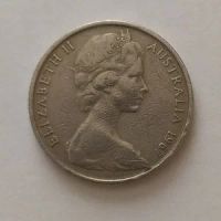Лот: 19111746. Фото: 2. Австралия 20 центов 1967г. Монеты