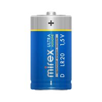 Лот: 25795540. Фото: 2. Батарейка MIREX LR20 / D 1,5V... Аксессуары