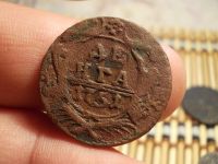 Лот: 15924113. Фото: 3. Неплохая Денга 1751 года. Коллекционирование, моделизм
