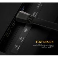 Лот: 21574326. Фото: 3. Кабель UGREEN ED015 HDMI Flat... Компьютеры, оргтехника, канцтовары