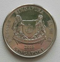Лот: 21512633. Фото: 2. 20 центов 2016 Сингапур (1211). Монеты