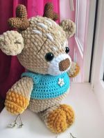 Лот: 12595028. Фото: 3. Плюшевый оленёнок. Красноярск