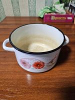 Лот: 20632560. Фото: 2. Кастрюля эмалированная. Посуда, кухонная утварь