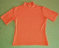 Лот: 7552502. Фото: 2. Ярко-оранжевый вискозный топ... Женская одежда