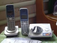 Лот: 7624123. Фото: 2. Беспроводной телефон Панасоник. Стационарные, спутниковые телефоны