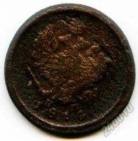 Лот: 5884857. Фото: 2. Монета 2 копейки 1814 год_1. Монеты