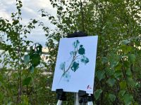 Лот: 22991550. Фото: 2. Картина ручной работы «Береза». Изобразительное искусство