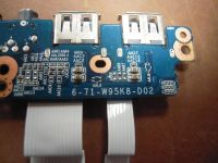 Лот: 11321443. Фото: 5. Разъемы USB, звук. для ноутбука...