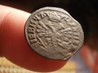 Лот: 15818280. Фото: 6. R-1. Отличная редкая Полушка 1707...