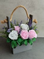 Лот: 24963816. Фото: 2. Композиция из роз ручной работы... Ручная работа