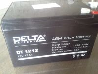 Лот: 12110813. Фото: 2. Аккумулятор Delta DT 1212 (12v... Периферия
