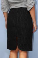 Лот: 8388114. Фото: 2. Юбка чёрная в горошек. Женская одежда