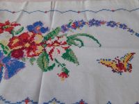 Лот: 25632261. Фото: 2. Винтажная мини скатерть-дорожка... Домашний текстиль