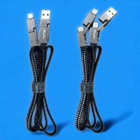Лот: 22142803. Фото: 3. Кабель KINGYOU 4in1 USB-A/C->USB-C... Смартфоны, связь, навигация