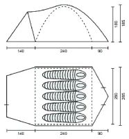 Лот: 5296312. Фото: 2. Палатка Campack-TENT туристическая... Туризм