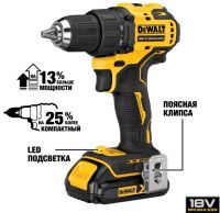 Лот: 20672954. Фото: 2. Шуруповерт бесщёточный dewalt. Инструмент и расходные