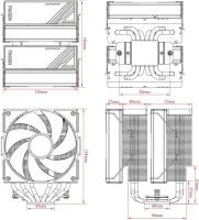 Лот: 24946605. Фото: 7. Кулер S115x/1200/1700/AMx ID-Cooling...