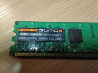 Лот: 15637618. Фото: 2. Память DDR2 2gb 800 mhz Qumo... Комплектующие
