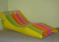 Лот: 71118. Фото: 2. Надувной шезлонг для отдыха и... Водный спорт