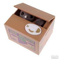 Лот: 8952254. Фото: 8. Копилка ящик "КОШКА воришка" положите...
