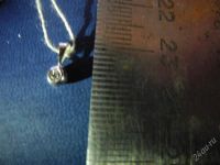 Лот: 1248878. Фото: 3. подвеска из белого золота с бриллиантом. Красноярск