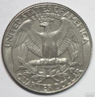 Лот: 1809132. Фото: 2. квотер (25 центов) 1991 год. США... Монеты