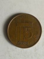 Лот: 16512408. Фото: 2. Нидерланды 5 центов, 1996. Монеты