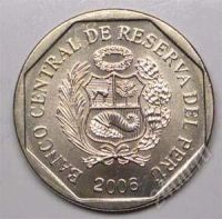 Лот: 1580471. Фото: 2. Перу. 1 новый соль 2006г. Монеты