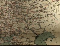 Лот: 12365971. Фото: 2. Карта Европейской России с железными... Коллекционирование, моделизм