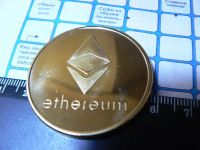 Лот: 11147779. Фото: 3. Сувенир - монета "Эфириум", "Ethereum... Коллекционирование, моделизм