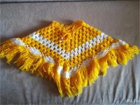 Лот: 10376233. Фото: 3. Вязанное платье с пончо для девочки. Дети растут